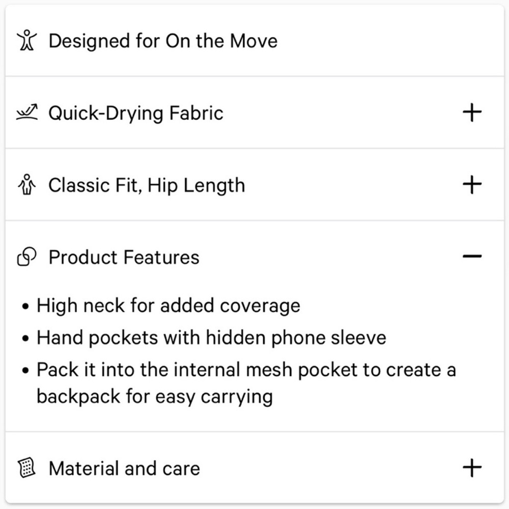 Lululemon Pack Light Pullover Packable - Size 6 - image 6